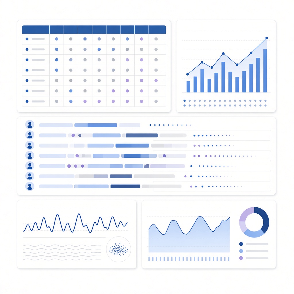 Analytical output for statistics programs