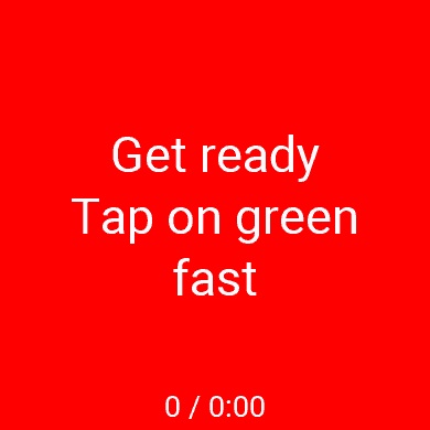 ReactionTime get ready screen screenshot